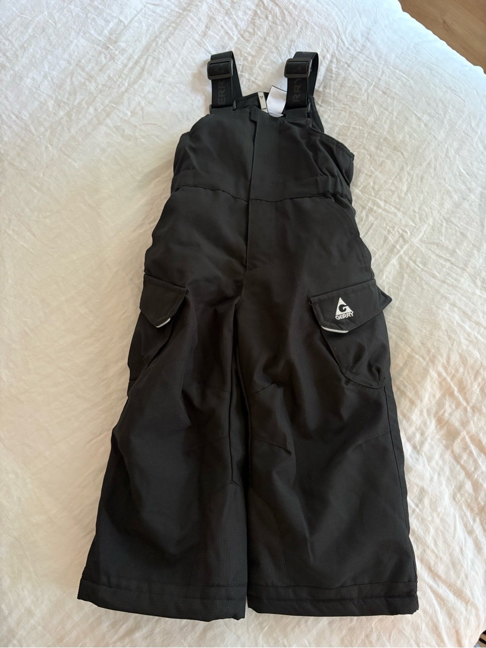 Gerry Weber Kids Black Snow Bib Overalls with Straps